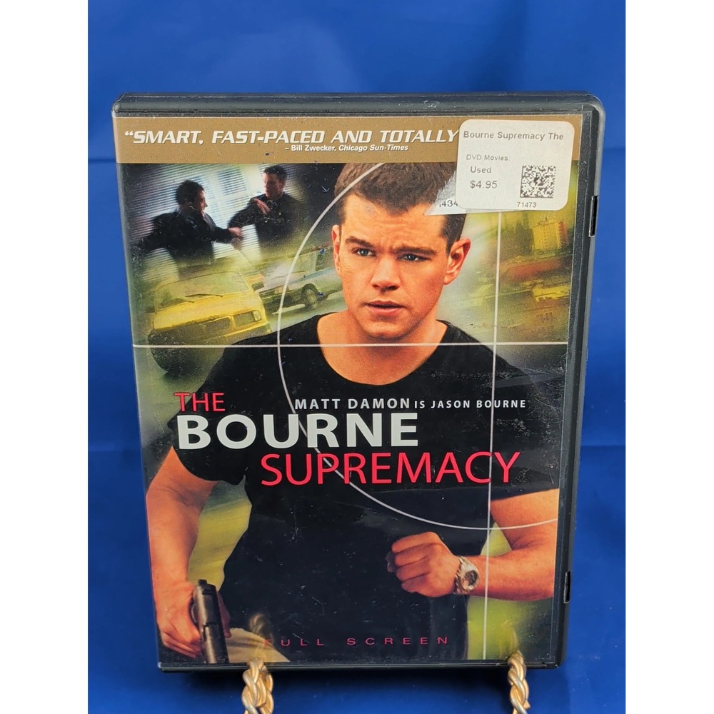 The Bourne Supremacy DVD Full Screen Matt Damon